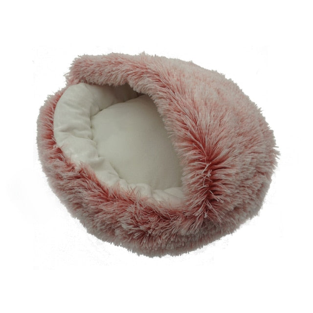 2-in-1 Cozy Cave Pet Bed