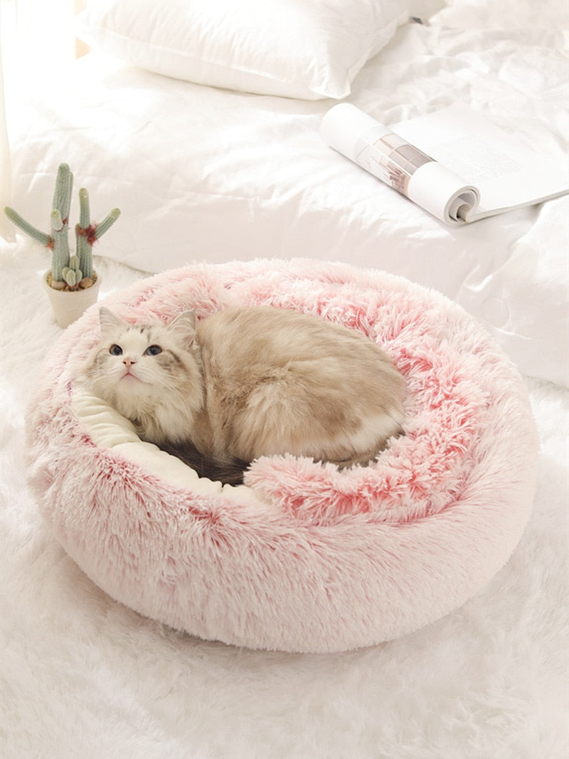 2-in-1 Cozy Cave Pet Bed