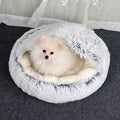 2-in-1 Cozy Cave Pet Bed